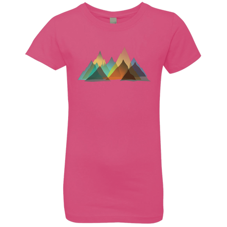 T-Shirts Hot Pink / YXS Abstract Range Girls Premium T-Shirt