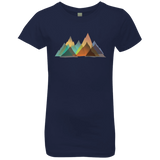 T-Shirts Midnight Navy / YXS Abstract Range Girls Premium T-Shirt