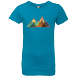 T-Shirts Turquoise / YXS Abstract Range Girls Premium T-Shirt