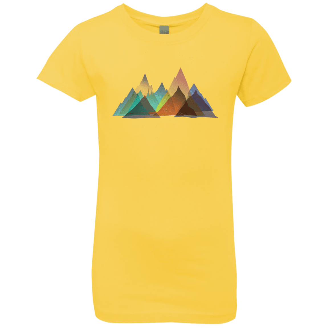 T-Shirts Vibrant Yellow / YXS Abstract Range Girls Premium T-Shirt