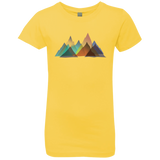 T-Shirts Vibrant Yellow / YXS Abstract Range Girls Premium T-Shirt