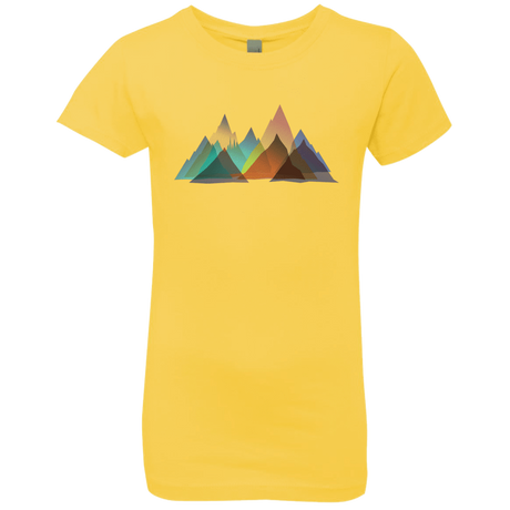 T-Shirts Vibrant Yellow / YXS Abstract Range Girls Premium T-Shirt