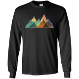 T-Shirts Black / S Abstract Range Men's Long Sleeve T-Shirt