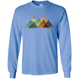 T-Shirts Carolina Blue / S Abstract Range Men's Long Sleeve T-Shirt