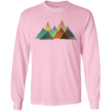 T-Shirts Light Pink / S Abstract Range Men's Long Sleeve T-Shirt