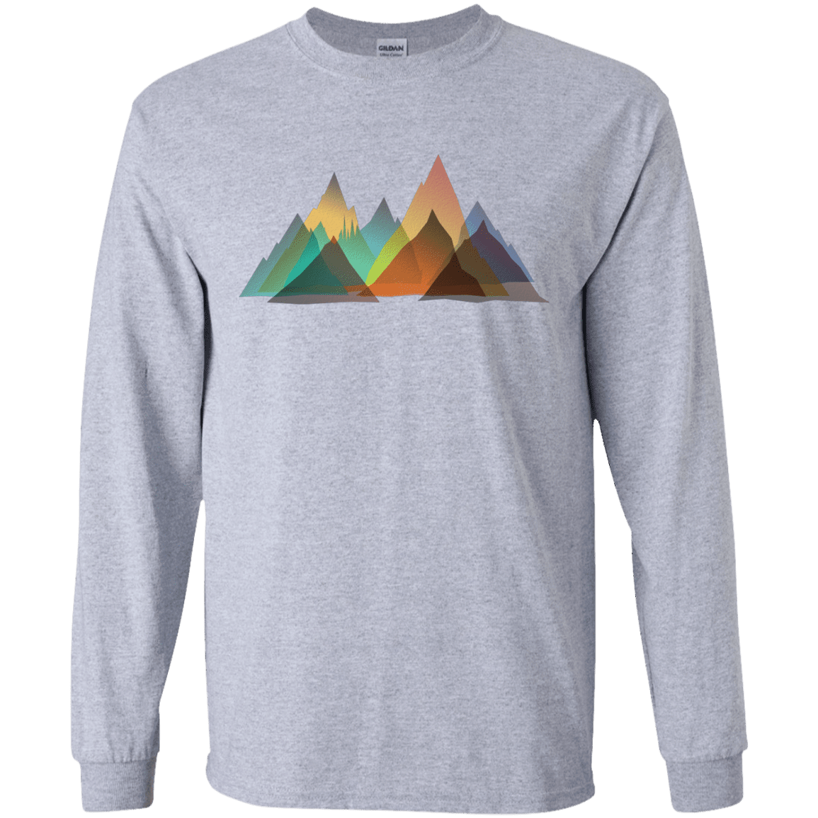 T-Shirts Sport Grey / S Abstract Range Men's Long Sleeve T-Shirt