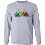 T-Shirts Sport Grey / S Abstract Range Men's Long Sleeve T-Shirt