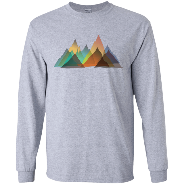 T-Shirts Sport Grey / S Abstract Range Men's Long Sleeve T-Shirt
