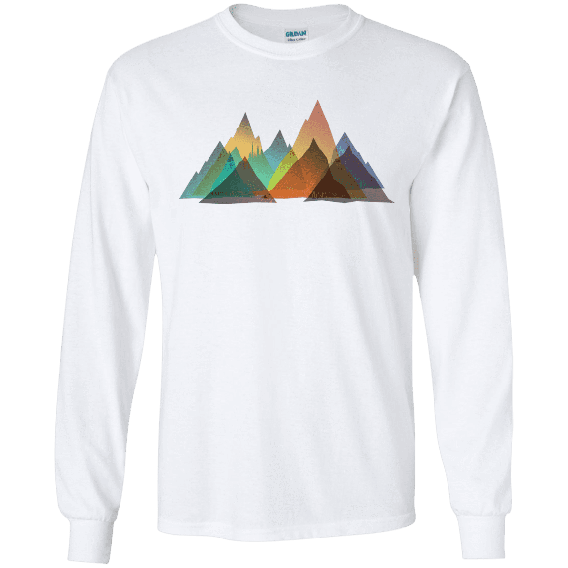 T-Shirts White / S Abstract Range Men's Long Sleeve T-Shirt