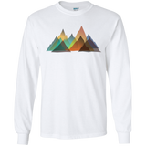 T-Shirts White / S Abstract Range Men's Long Sleeve T-Shirt