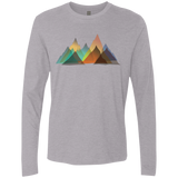 T-Shirts Heather Grey / S Abstract Range Men's Premium Long Sleeve