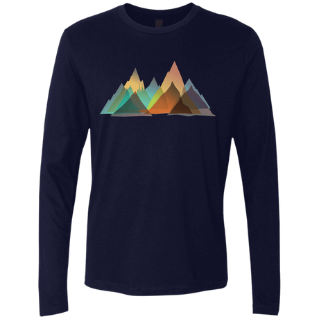 T-Shirts Midnight Navy / S Abstract Range Men's Premium Long Sleeve