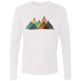 T-Shirts White / S Abstract Range Men's Premium Long Sleeve