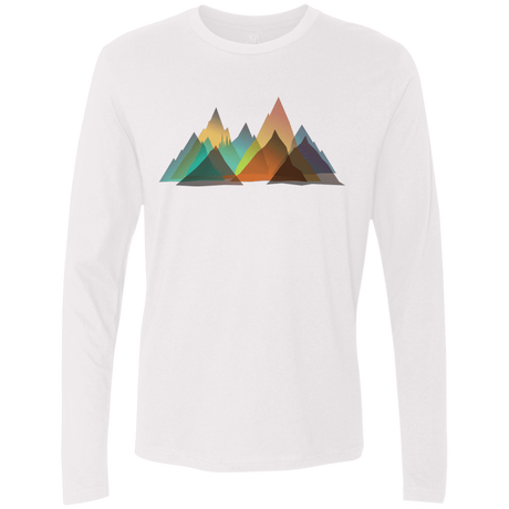 T-Shirts White / S Abstract Range Men's Premium Long Sleeve