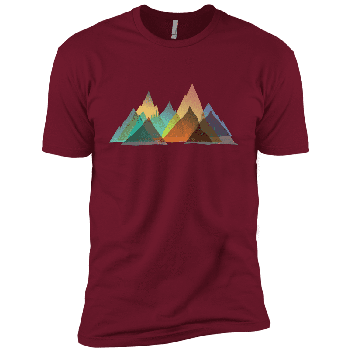 T-Shirts Cardinal / X-Small Abstract Range Men's Premium T-Shirt