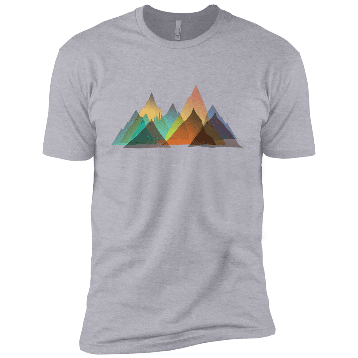 T-Shirts Heather Grey / X-Small Abstract Range Men's Premium T-Shirt