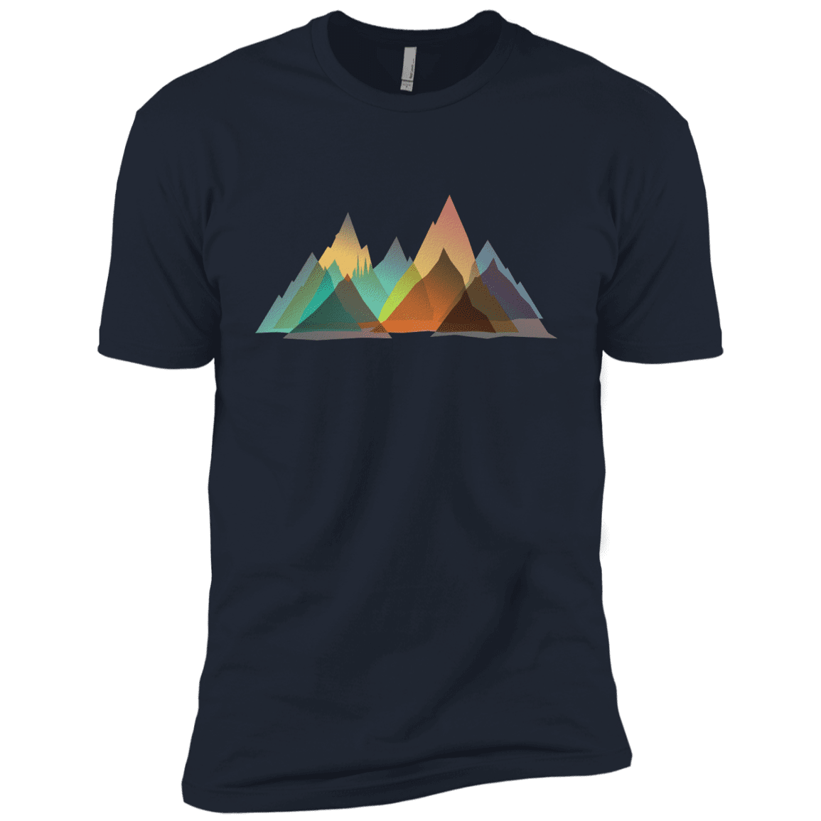 T-Shirts Midnight Navy / X-Small Abstract Range Men's Premium T-Shirt