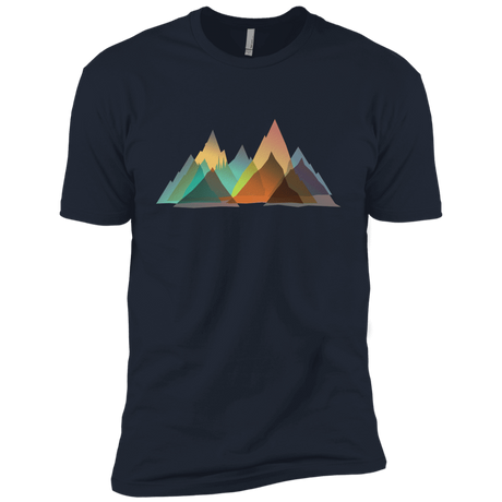 T-Shirts Midnight Navy / X-Small Abstract Range Men's Premium T-Shirt