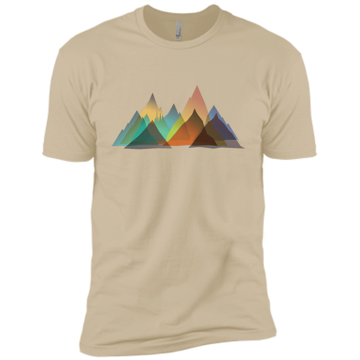 T-Shirts Sand / X-Small Abstract Range Men's Premium T-Shirt