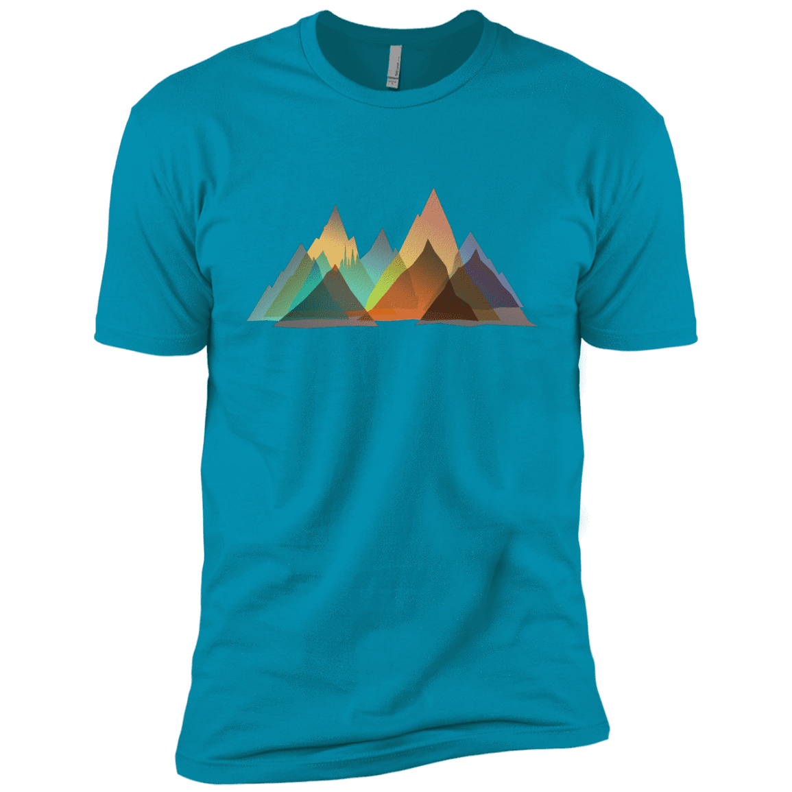 T-Shirts Turquoise / X-Small Abstract Range Men's Premium T-Shirt