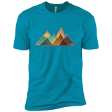 T-Shirts Turquoise / X-Small Abstract Range Men's Premium T-Shirt