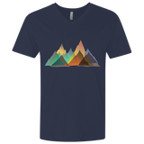 T-Shirts Midnight Navy / X-Small Abstract Range Men's Premium V-Neck