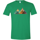 T-Shirts Heather Irish Green / S Abstract Range Men's Semi-Fitted Softstyle