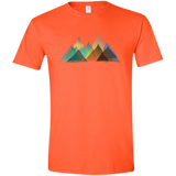 T-Shirts Orange / S Abstract Range Men's Semi-Fitted Softstyle