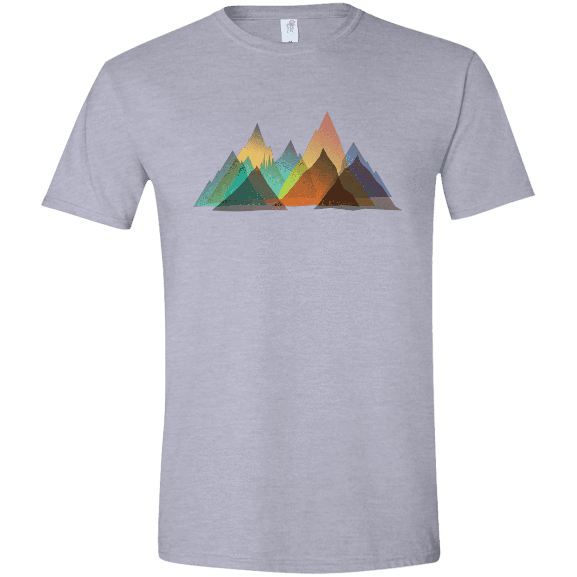 T-Shirts Sport Grey / X-Small Abstract Range Men's Semi-Fitted Softstyle