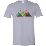 T-Shirts Sport Grey / X-Small Abstract Range Men's Semi-Fitted Softstyle