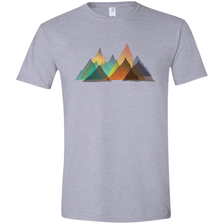 T-Shirts Sport Grey / X-Small Abstract Range Men's Semi-Fitted Softstyle