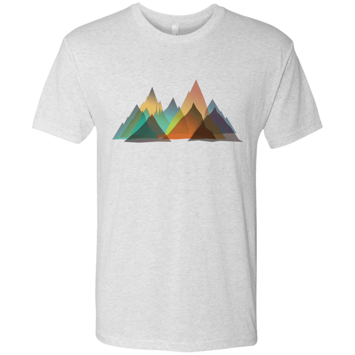 T-Shirts Heather White / S Abstract Range Men's Triblend T-Shirt