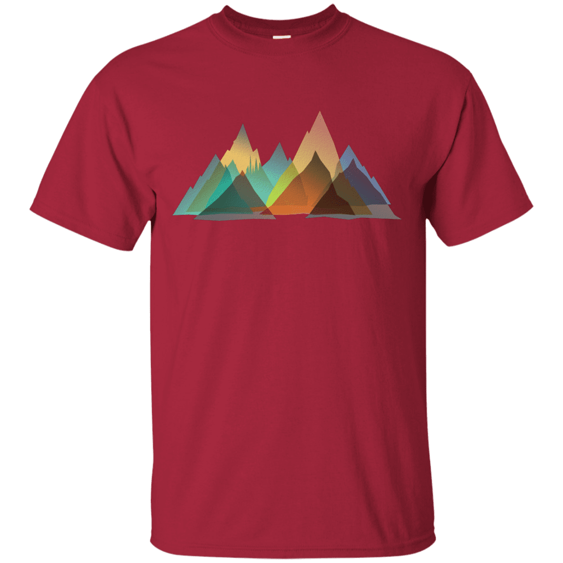 T-Shirts Cardinal / S Abstract Range T-Shirt