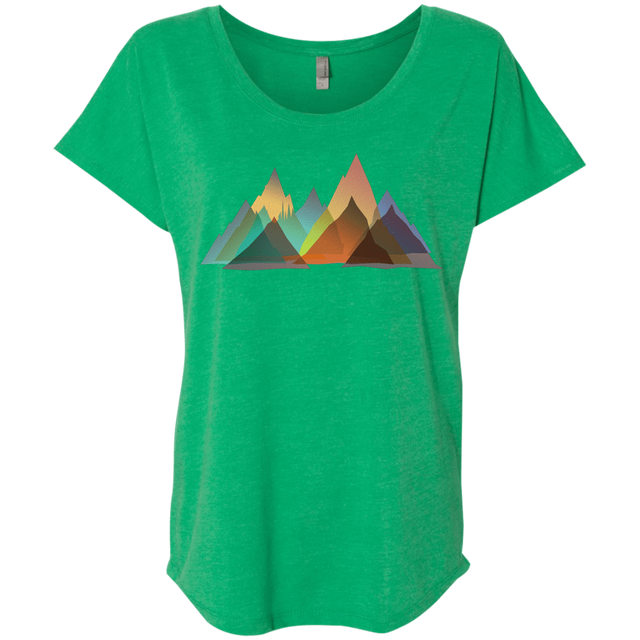 T-Shirts Envy / X-Small Abstract Range Triblend Dolman Sleeve