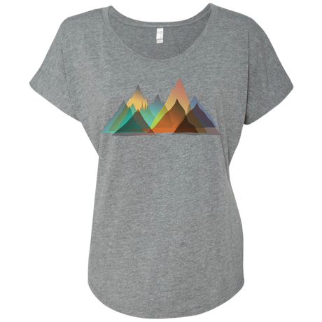 T-Shirts Premium Heather / X-Small Abstract Range Triblend Dolman Sleeve