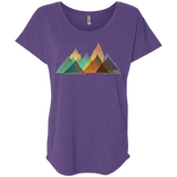 T-Shirts Purple Rush / X-Small Abstract Range Triblend Dolman Sleeve