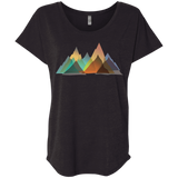 T-Shirts Vintage Black / X-Small Abstract Range Triblend Dolman Sleeve