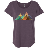 T-Shirts Vintage Purple / X-Small Abstract Range Triblend Dolman Sleeve