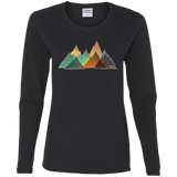 T-Shirts Black / S Abstract Range Women's Long Sleeve T-Shirt