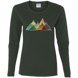 T-Shirts Forest / S Abstract Range Women's Long Sleeve T-Shirt