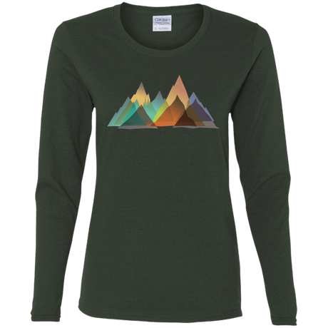 T-Shirts Forest / S Abstract Range Women's Long Sleeve T-Shirt