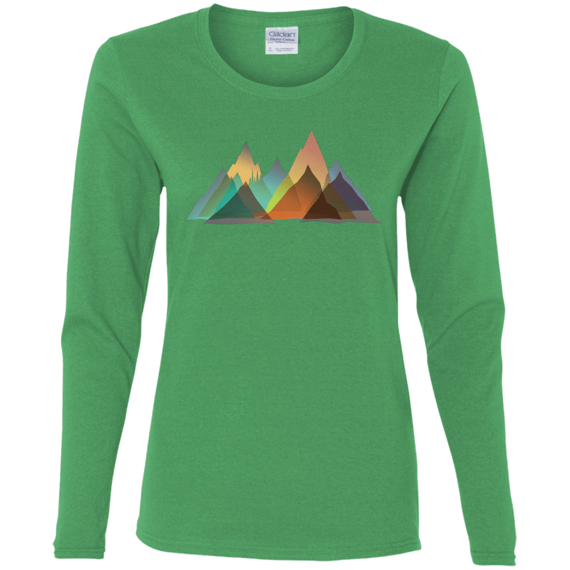 T-Shirts Irish Green / S Abstract Range Women's Long Sleeve T-Shirt