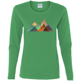 T-Shirts Irish Green / S Abstract Range Women's Long Sleeve T-Shirt