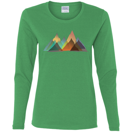 T-Shirts Irish Green / S Abstract Range Women's Long Sleeve T-Shirt