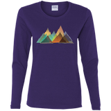 T-Shirts Purple / S Abstract Range Women's Long Sleeve T-Shirt