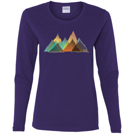T-Shirts Purple / S Abstract Range Women's Long Sleeve T-Shirt