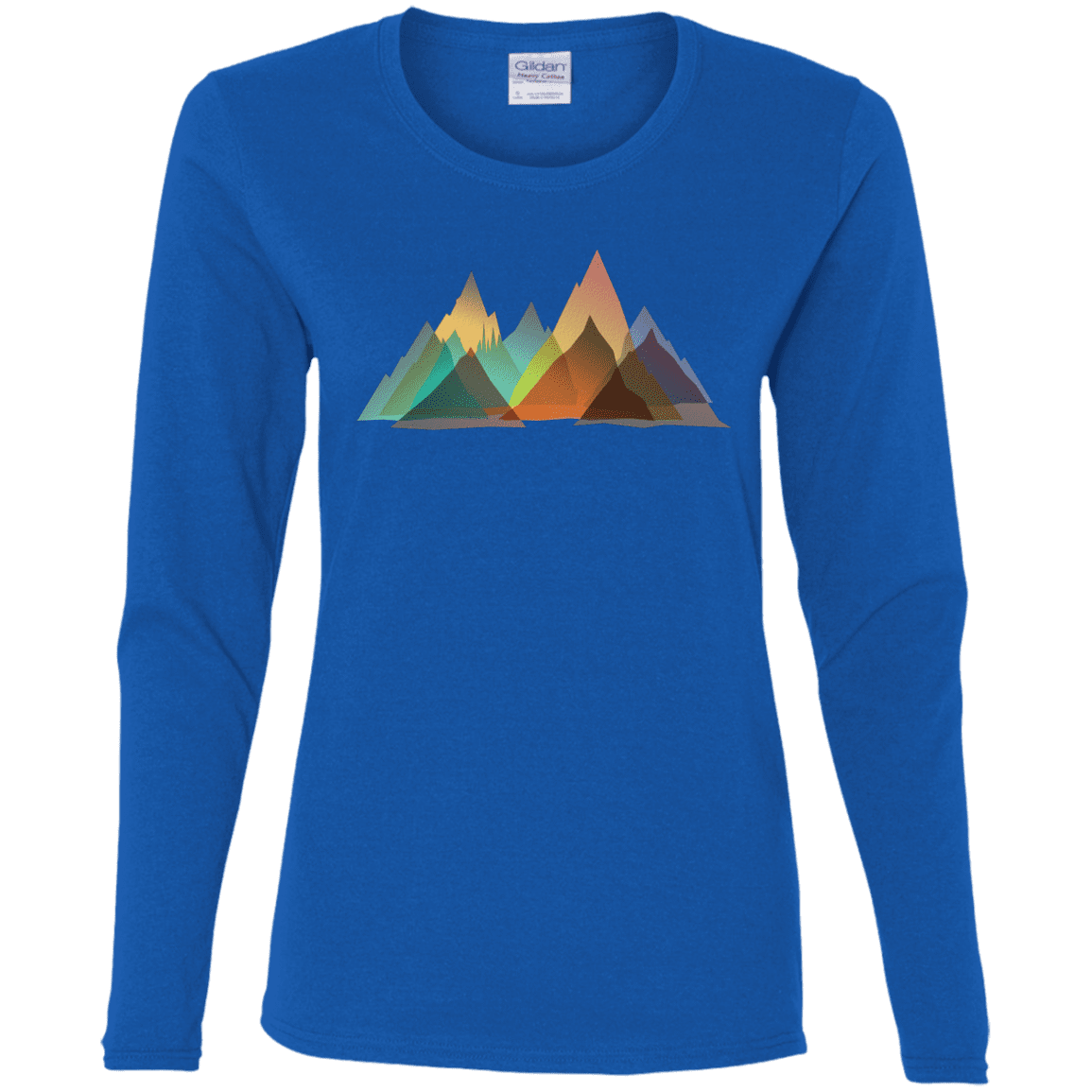 T-Shirts Royal / S Abstract Range Women's Long Sleeve T-Shirt