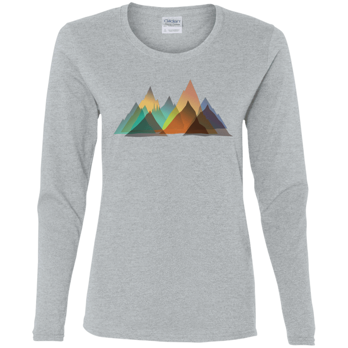 T-Shirts Sport Grey / S Abstract Range Women's Long Sleeve T-Shirt