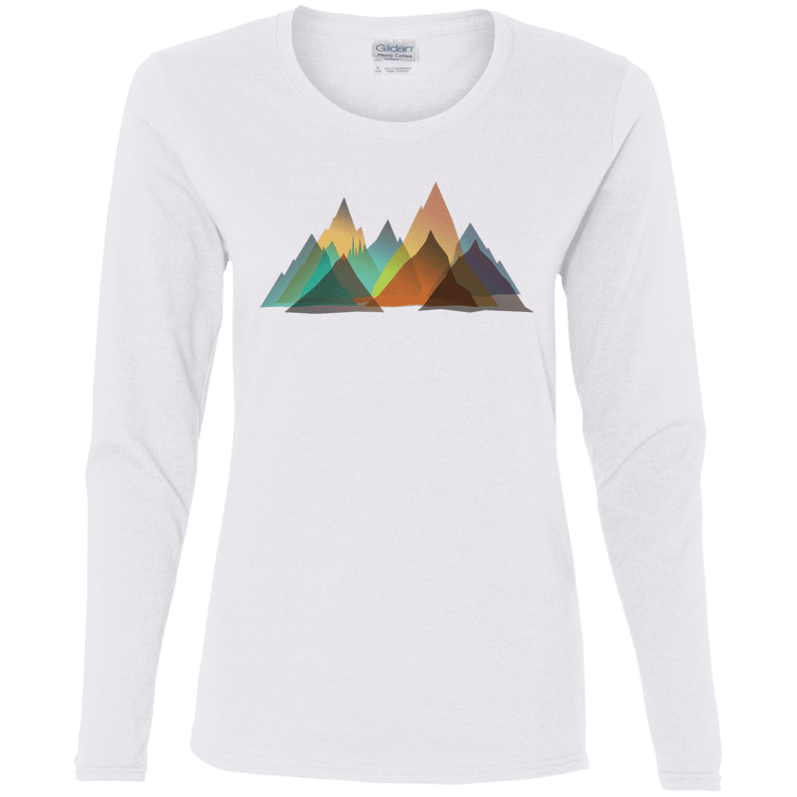 T-Shirts White / S Abstract Range Women's Long Sleeve T-Shirt