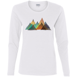 T-Shirts White / S Abstract Range Women's Long Sleeve T-Shirt